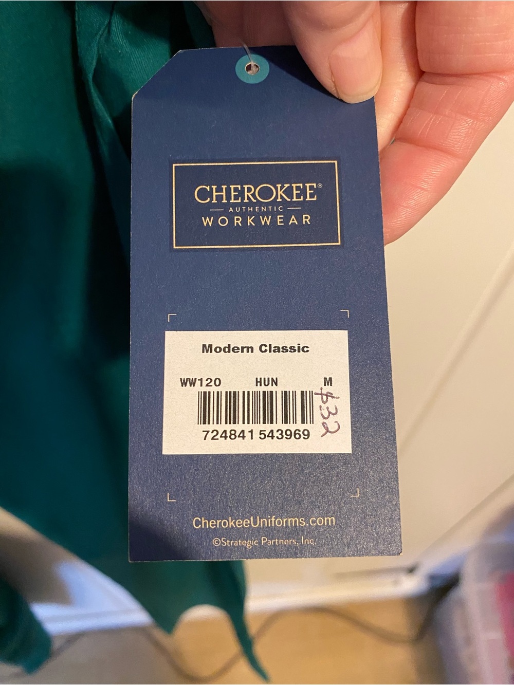 Dickies & Cherokee Hunter Green Scrub Top and Scrub Pant for @tropicalbreezen - Picture 6 of 9